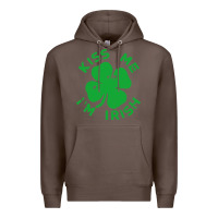 Coffee kiss me im irish funny saint patrick day womens Premium Hoodie - linhVisuals