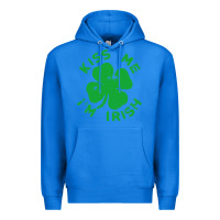 True Royal kiss me im irish funny saint patrick day womens Premium Hoodie - linhVisuals