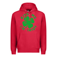 Cardinal kiss me im irish funny saint patrick day womens Premium Hoodie - linhVisuals