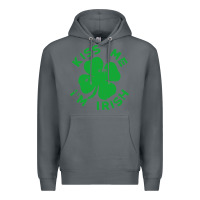 Rock kiss me im irish funny saint patrick day womens Premium Hoodie - linhVisuals
