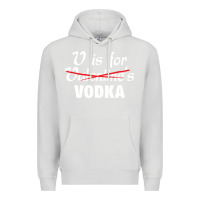 Dove Grey is for vodka valentine's day Premium Hoodie - linhVisuals