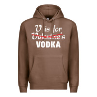 Chestnut is for vodka valentine's day Premium Hoodie - linhVisuals