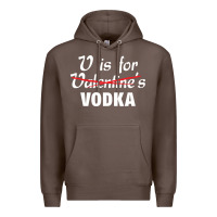 Coffee is for vodka valentine's day Premium Hoodie - linhVisuals