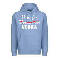Colony Blue is for vodka valentine's day Premium Hoodie - linhVisuals