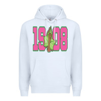 White aka 1908 Premium Hoodie - linhVisuals