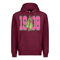Burgundy aka 1908 Premium Hoodie - linhVisuals