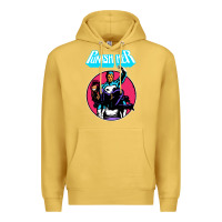 Antique Gold superhero punish her Premium Hoodie - linhVisuals