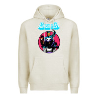 Oatmeal Heather superhero punish her Premium Hoodie - linhVisuals