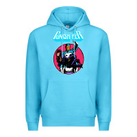 Ocean Blue superhero punish her Premium Hoodie - linhVisuals