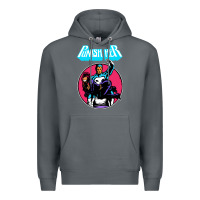 Rock superhero punish her Premium Hoodie - linhVisuals