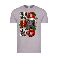 Vintage Zinc Christmas ho ho ho black angus Vintage Tee - LillyAllenDesigns