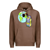 Chestnut wrld drink Premium Hoodie - linhVisuals