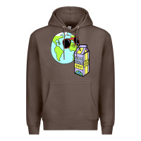 Coffee wrld drink Premium Hoodie - linhVisuals