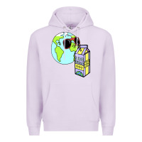 Lilac wrld drink Premium Hoodie - linhVisuals