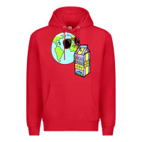 Red wrld drink Premium Hoodie - linhVisuals