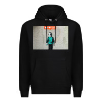 Black banksy nobody likes me boy Premium Hoodie - linhVisuals