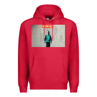 Cardinal banksy nobody likes me boy Premium Hoodie - linhVisuals