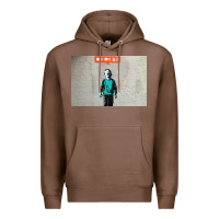 Chestnut banksy nobody likes me boy Premium Hoodie - linhVisuals