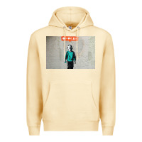 Pina Colada banksy nobody likes me boy Premium Hoodie - linhVisuals