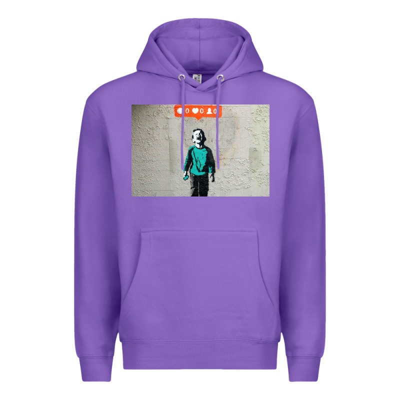 Banksy Nobody Likes Me Boy Premium Hoodie by linhVisuals | Teevron