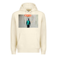 Sandshell banksy nobody likes me boy Premium Hoodie - linhVisuals