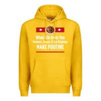 Lemon canada poutine quebec recipe french Premium Hoodie - linhVisuals