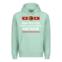 Seafoam canada poutine quebec recipe french Premium Hoodie - linhVisuals