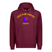 Burgundy cold war service germany cold war Premium Hoodie - linhVisuals