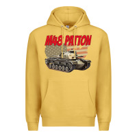 Antique Gold cold war battle tank m48 patton gamer Premium Hoodie - linhVisuals