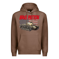 Chestnut cold war battle tank m48 patton gamer Premium Hoodie - linhVisuals