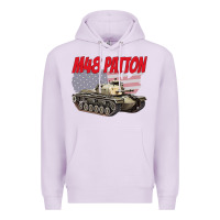 Lilac cold war battle tank m48 patton gamer Premium Hoodie - linhVisuals