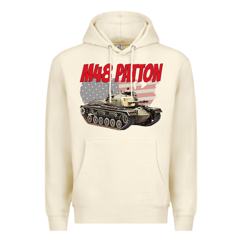 Cold War Battle Tank M48 Patton Gamer Premium Hoodie by linhVisuals | Teevron