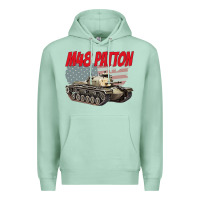 Seafoam cold war battle tank m48 patton gamer Premium Hoodie - linhVisuals