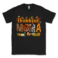 Black thankful mama and turkey bbs Classic Tee - BundleAndBundleShop