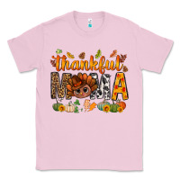 Bubblegum Pink thankful mama and turkey bbs Classic Tee - BundleAndBundleShop
