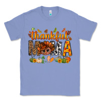 Colony Blue thankful mama and turkey bbs Classic Tee - BundleAndBundleShop
