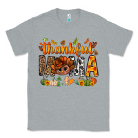 Heather Grey thankful mama and turkey bbs Classic Tee - BundleAndBundleShop