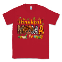 Red thankful mama and turkey bbs Classic Tee - BundleAndBundleShop