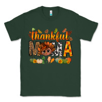 Sports Green thankful mama and turkey bbs Classic Tee - BundleAndBundleShop