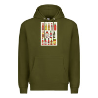 Army Green hot sauce Premium Hoodie - linhVisuals
