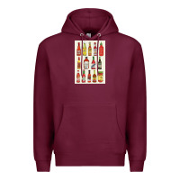 Burgundy hot sauce Premium Hoodie - linhVisuals