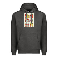 Charcoal Heather hot sauce Premium Hoodie - linhVisuals