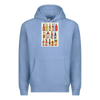 Colony Blue hot sauce Premium Hoodie - linhVisuals