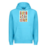 Ocean Blue hot sauce Premium Hoodie - linhVisuals