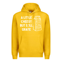 Lemon Cheesy But Still Grate Funny Pun Premium Hoodie - linhVisuals