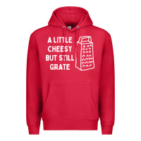 Cardinal Cheesy But Still Grate Funny Pun Premium Hoodie - linhVisuals