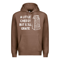 Chestnut Cheesy But Still Grate Funny Pun Premium Hoodie - linhVisuals