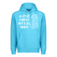 Ocean Blue Cheesy But Still Grate Funny Pun Premium Hoodie - linhVisuals