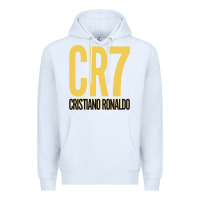 White CR7 Cristiano Rocnaldo Portugal Premium Hoodie - linhVisuals