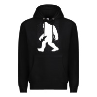 Black bigfoot t  shirt bigfoot   i believe bigfoot t  shirt Premium Hoodie - linhVisuals